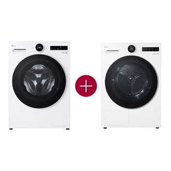 Vooraanzicht van 11kg Wasmachine F4WX851Y+ 9kg Warmtepompdroger RT90X8 F4WX851Y.RT90X8