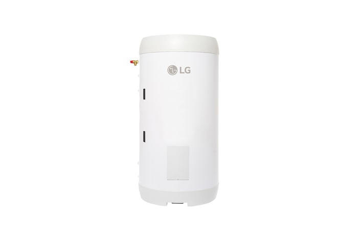 Front view of LG Air to Water Heat Pumps Water Tank 