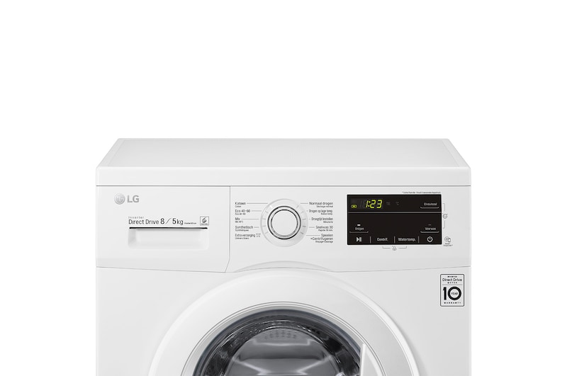 LG 8kg/5kg Wasdroogcombinatie Wit | Direct Drive Motor | 6 Motion, GD3M108N3