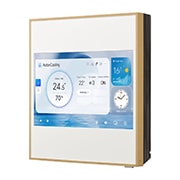 LG 3.5kW, ARTCOOL Gallery Premium, Dual Inverter HeatPump, Personaliseerbare airconditioner met LCD frame, luchtfiltratie en verwarming, A12GA2