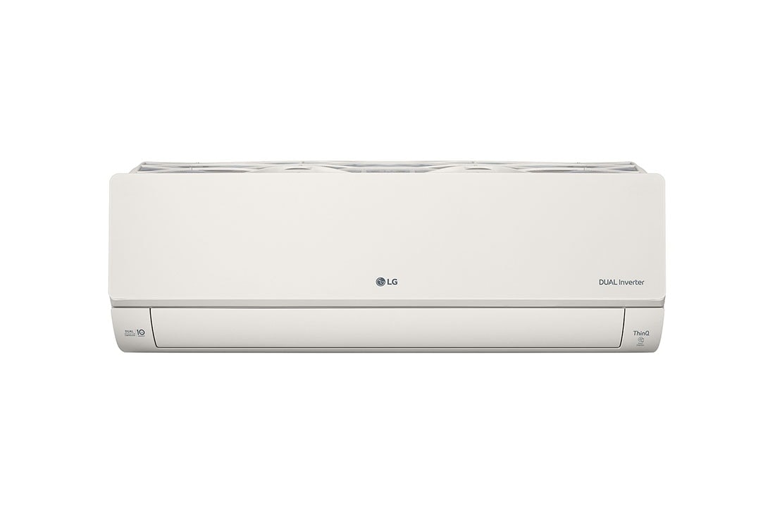 Vooraanzicht van 2.5kW, ARTCOOL Airconditioning - Beige. Dual Inverter HeatPump met stijlvol beige design, DUAL Inverter en Uvnano™ AB09BK.NSJ