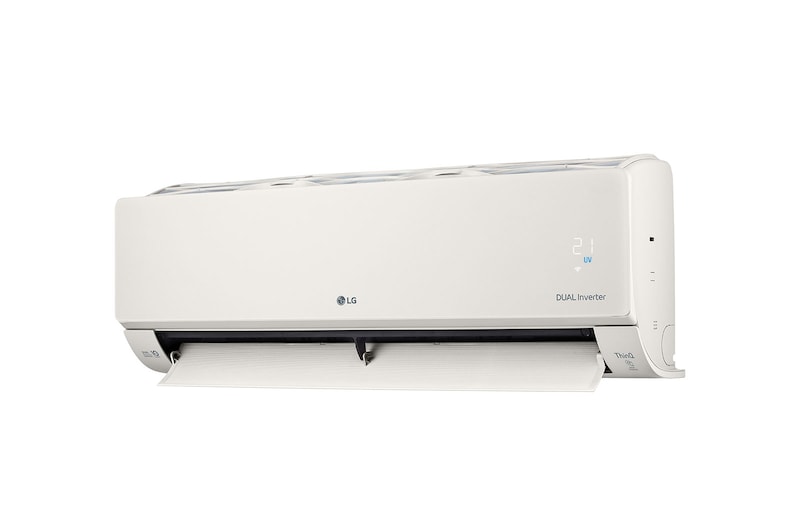 LG 3.5kW, ARTCOOL Airconditioning - Beige. Dual Inverter HeatPump met stijlvol beige design, DUAL Inverter en Uvnano™, AB12BK