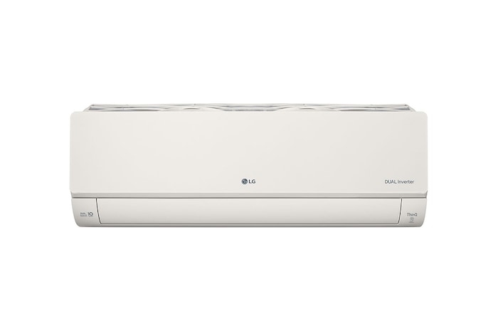 Vooraanzicht van 3.5kW, ARTCOOL Airconditioning - Beige. Dual Inverter HeatPump met stijlvol beige design, DUAL Inverter en Uvnano™ AB12BK.NSJ
