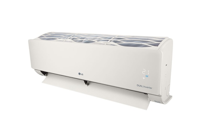 LG 3.5kW, ARTCOOL Airconditioning - Beige. Dual Inverter HeatPump met stijlvol beige design, DUAL Inverter en Uvnano™, AB12BK