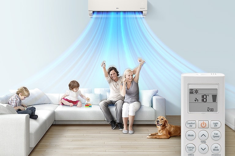 Feature card van 3.5kW, ARTCOOL Beige, airconditioning met stijlvol beige design, DUAL Inverter en Uvnano™ AB12BK.NSJ