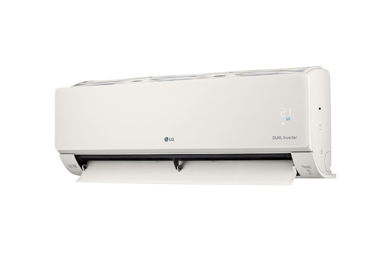 LG 5.0kW, ARTCOOL Airconditioning - Beige. Dual Inverter HeatPump met stijlvol beige design, DUAL Inverter en Uvnano™, AB18BK