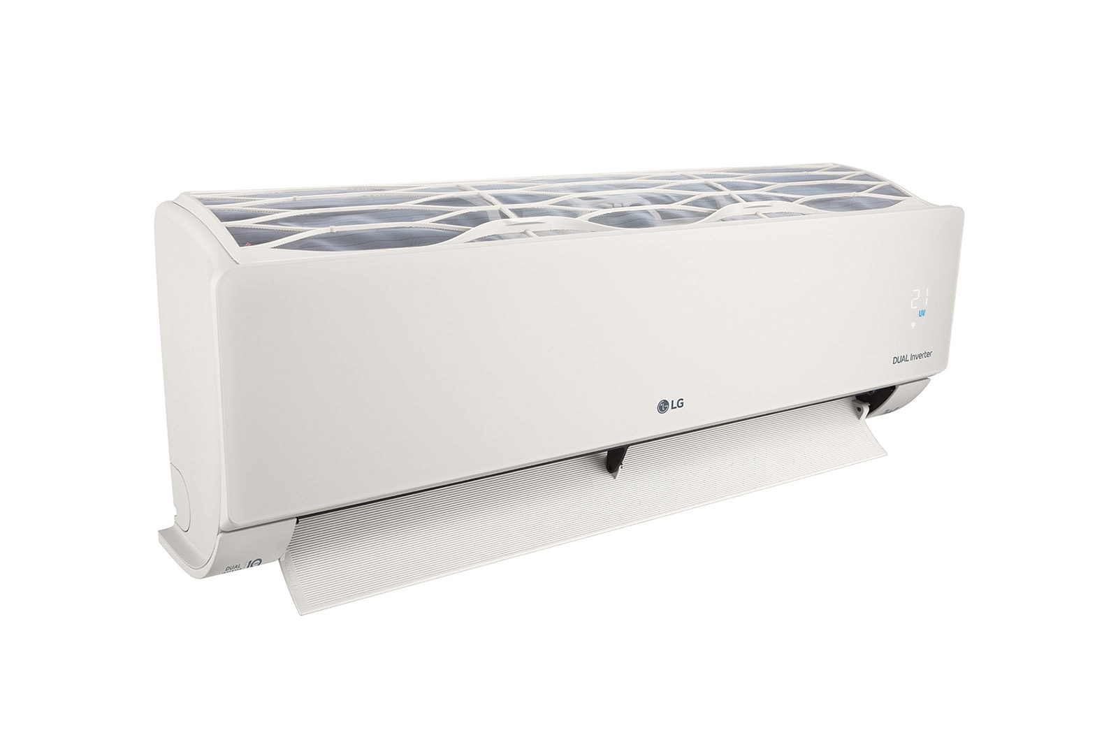 LG 5.0kW, ARTCOOL Airconditioning - Beige. Dual Inverter HeatPump met stijlvol beige design, DUAL Inverter en Uvnano™, AB18BK