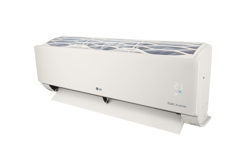 LG 5.0kW, ARTCOOL Airconditioning - Beige. Dual Inverter HeatPump met stijlvol beige design, DUAL Inverter en Uvnano™, AB18BK
