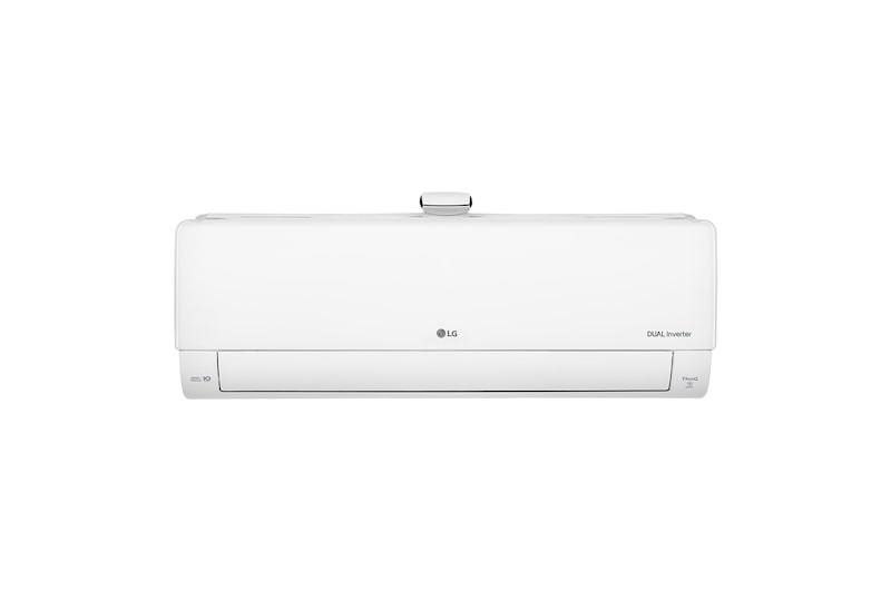 Vooraanzicht van 2.5kW, Airconditioning met luchtreiniger. Dual Inverter HeatPump. Verbetert de luchtkwaliteit met zijn PM 1.0-sensor en Stylish Design AP09RK.NSJ