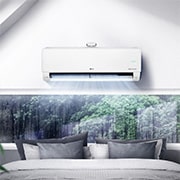 LG 2.5kW, Airconditioning met luchtreiniger. Dual Inverter HeatPump. Verbetert de luchtkwaliteit met zijn PM 1.0-sensor en Stylish Design, AP09RK