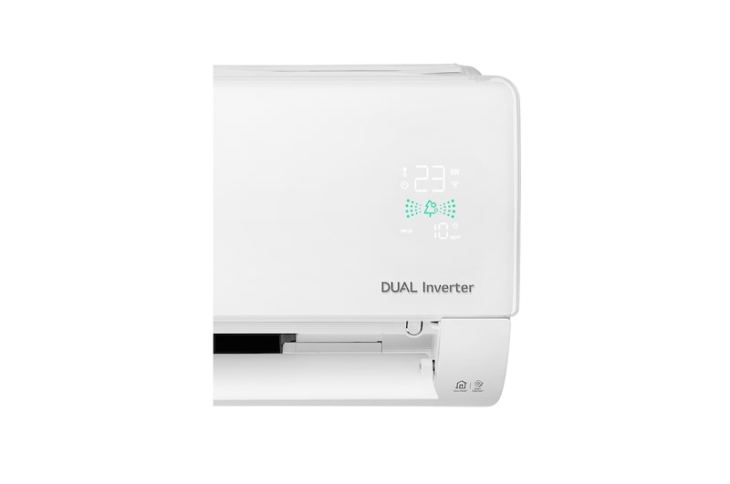 LG DUALCOOL met luchtreiniger, 3.5kW, verbetert de luchtkwaliteit met zijn PM 1.0-sensor, AP12RT