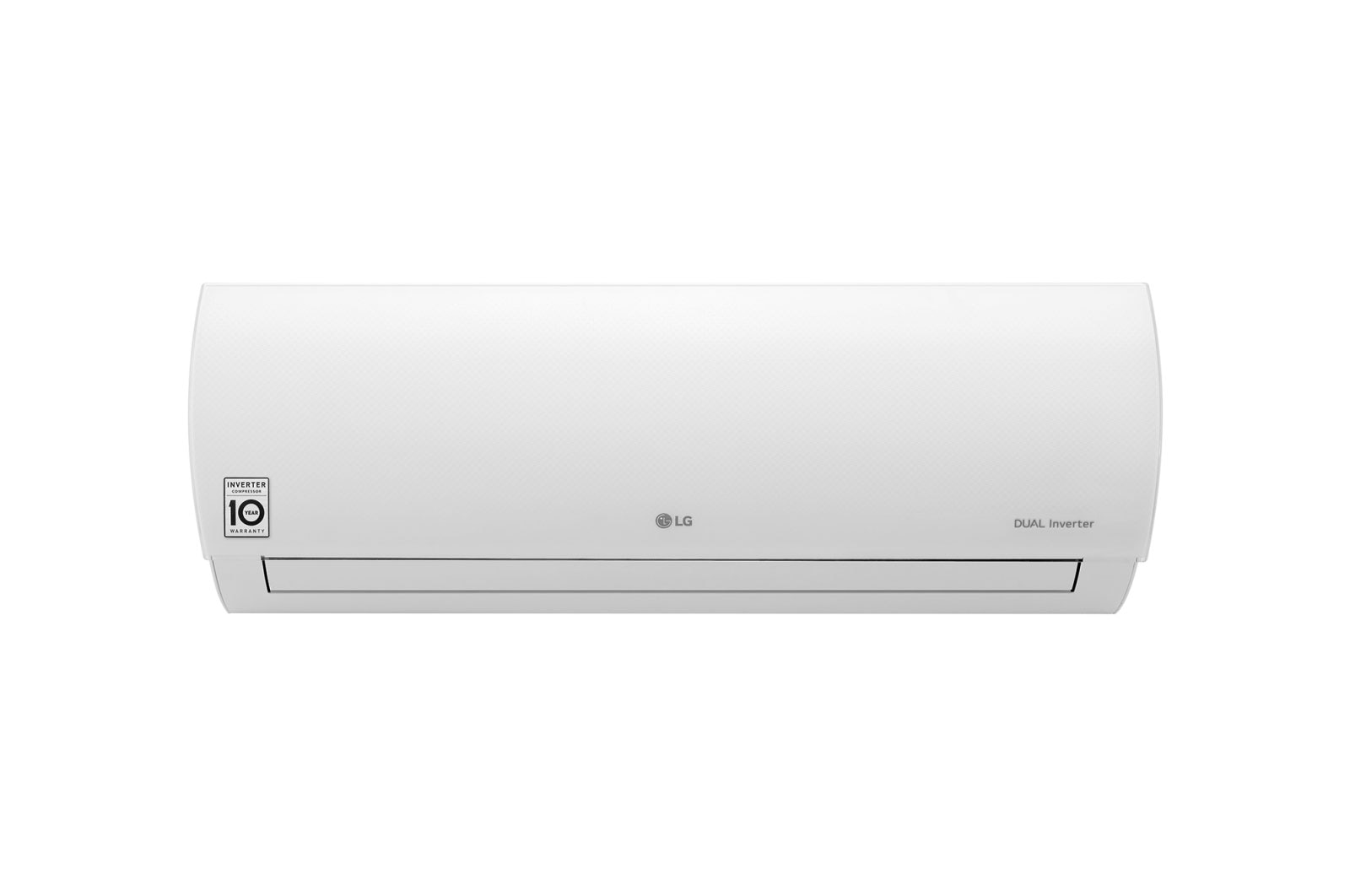Vooraanzicht van DUALCOOL Prestige, 2.5kW, energieprestaties van wereldklasse en een zeer laag geluidsniveau F09MT