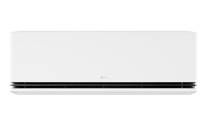 Vooraanzicht van 6.6kW, DUALCOOL Deluxe Airconditioning, Dual Inverter HeatPump, stijlvol design en comfortabele luchtstroom H24S1D.NS1.