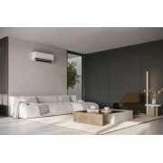 LG 5.0kW, DUALCOOL Deluxe Airconditioning, Dual Inverter HeatPump, stijlvol design en comfortabele luchtstroom, H18S1D