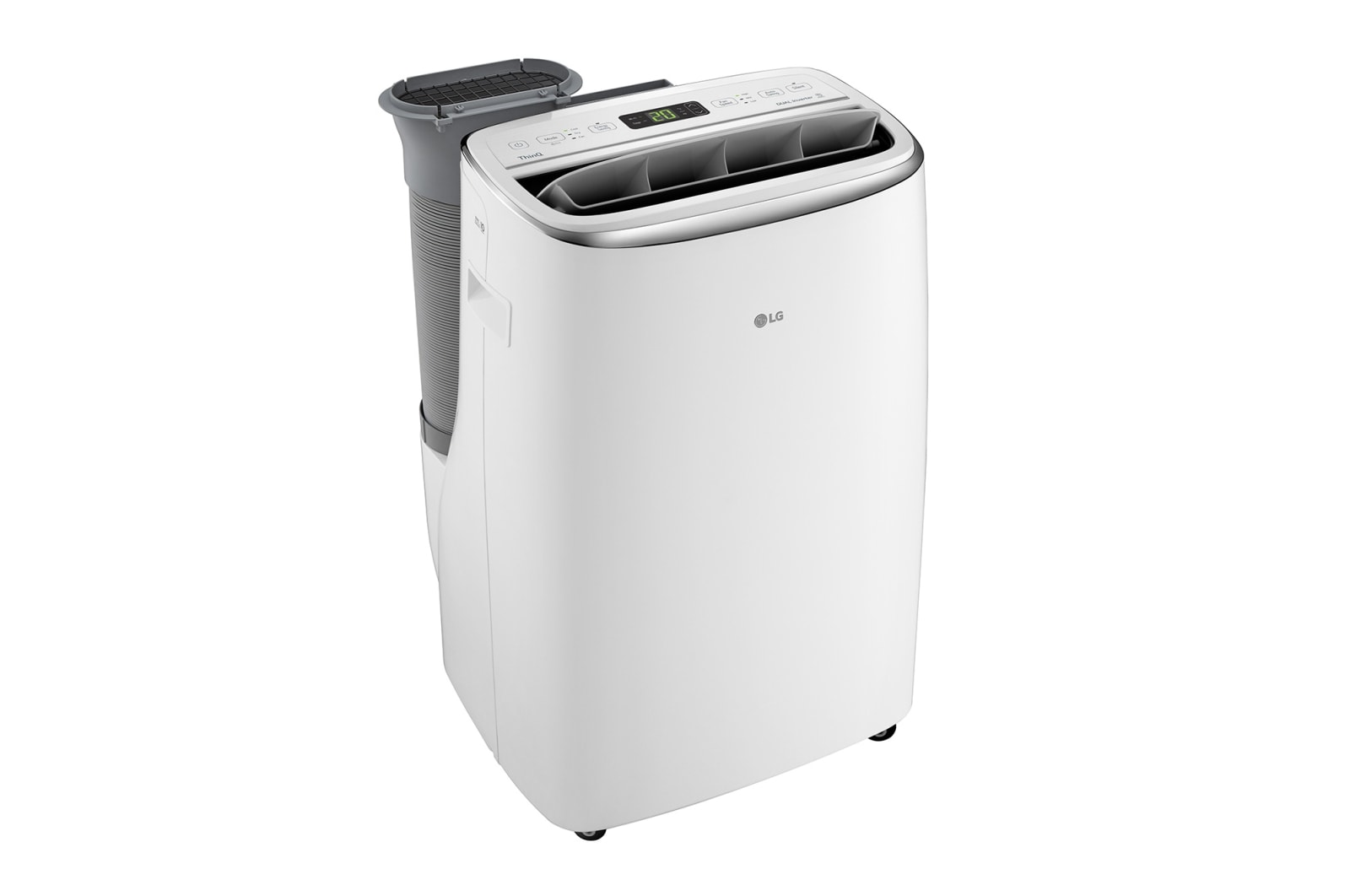 LG Portable Dual Inverter Smart WiFi Airconditioner, 11.000 BTU (koelcapaciteit: 35 ℃/RV 80%), laag geluidsniveau, PA11WS