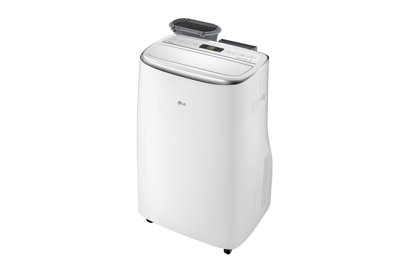 LG Portable Dual Inverter Smart WiFi Airconditioner, 11.000 BTU (koelcapaciteit: 35 ℃/RV 80%), laag geluidsniveau, PA11WS