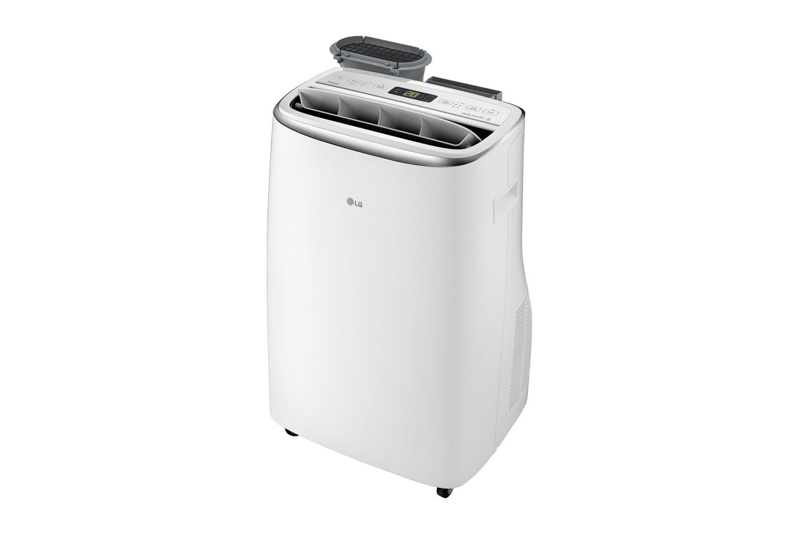 LG Portable Dual Inverter Smart WiFi Airconditioner, 11.000 BTU (koelcapaciteit: 35 ℃/RV 80%), laag geluidsniveau, PA11WS