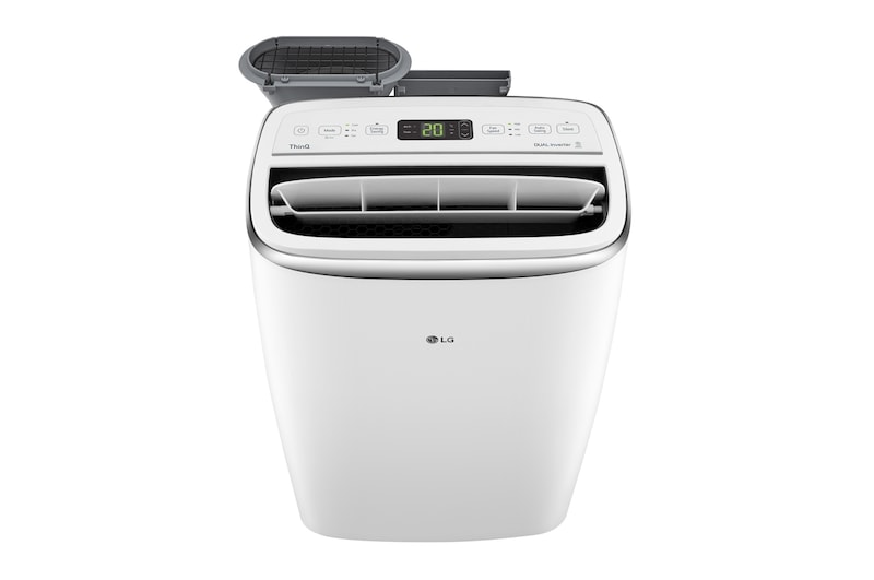 LG Portable Dual Inverter Smart WiFi Airconditioner, 11.000 BTU (koelcapaciteit: 35 ℃/RV 80%), laag geluidsniveau, PA11WS