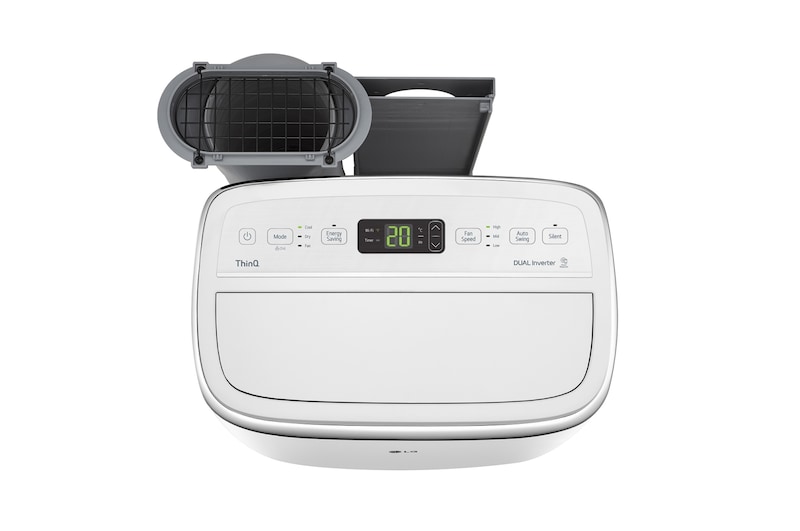 LG Portable Dual Inverter Smart WiFi Airconditioner, 11.000 BTU (koelcapaciteit: 35 ℃/RV 80%), laag geluidsniveau, PA11WS