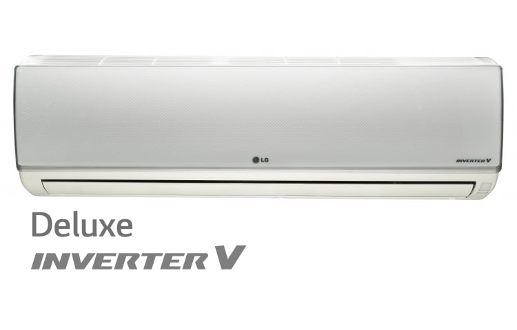 Vooraanzicht van Luxe airconditioner voor schone lucht en hoge energieprestaties. D09RL Deluxe Inverter V