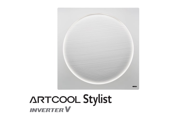 Vooraanzicht van Uniek design met ongekende koel- en verwarmmogelijkheden. G12WL ARTCOOL Stylist  Inverter V
