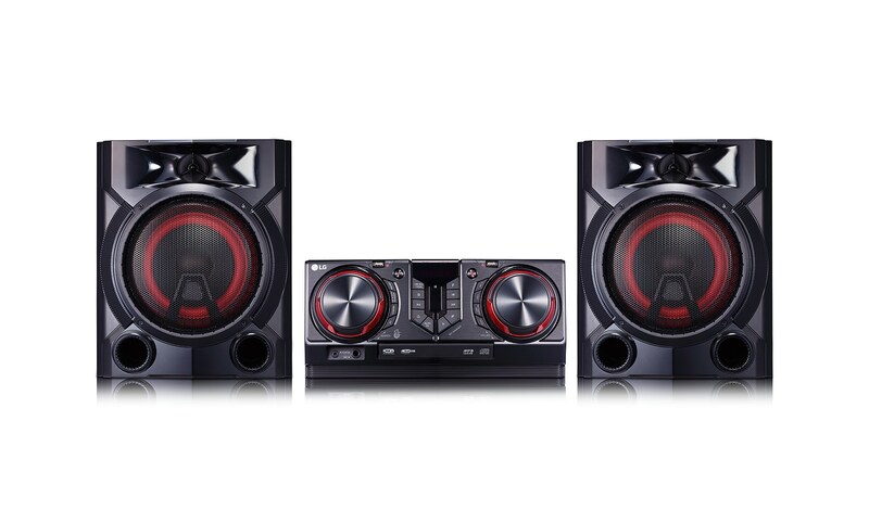 LG Lighting | Bluetooth | CD/MP3/WMA | Radio | Auto DJ | 2x USB | Multipairing | LG XBOOM, CJ65