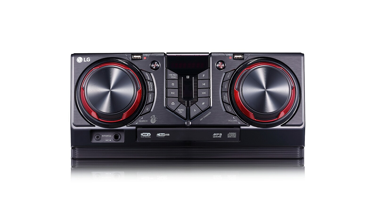 LG Lighting | Bluetooth | CD/MP3/WMA | Radio | Auto DJ | 2x USB | Multipairing | LG XBOOM, CJ65
