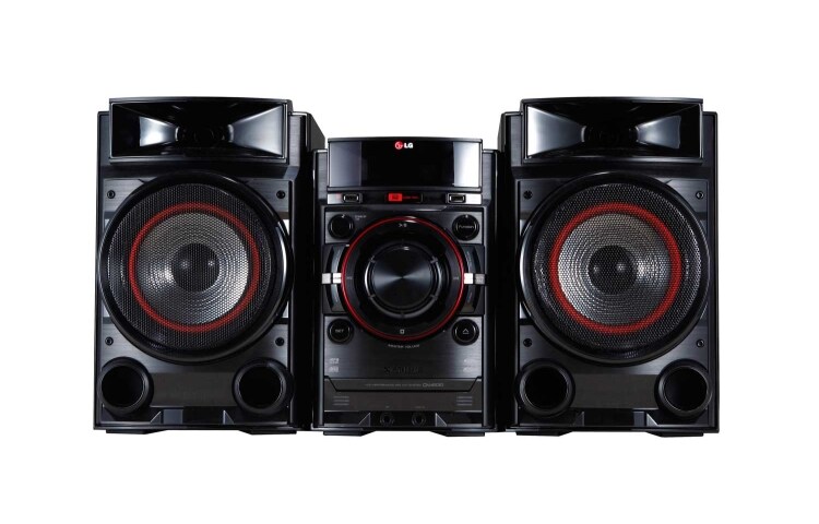 Vooraanzicht van Mini Systeem | iPod &amp; iPhone Docking | Auto DJ | Bass Blast | LG XBOOM CM4331