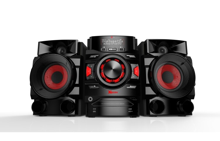 Vooraanzicht van Gemakkelijk draadloos audio streamen via Bluetooth. | LG XBOOM CM4341