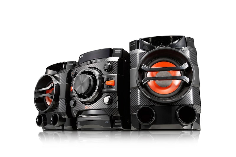 LG 230W Audio CD Systeem | FM Radio | USB | Gemakkelijk draadloos audio streamen via Bluetooth. | LG XBOOM, CM4360