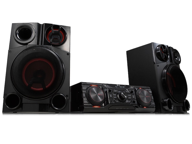 LG Bass Blast | Smart DJ | RMS 2000W | LED Lighting | Dual USB | Portable In | Draadloos Audio Streamen via NFC of Bluetooth™ | LG XBOOM, CM8350
