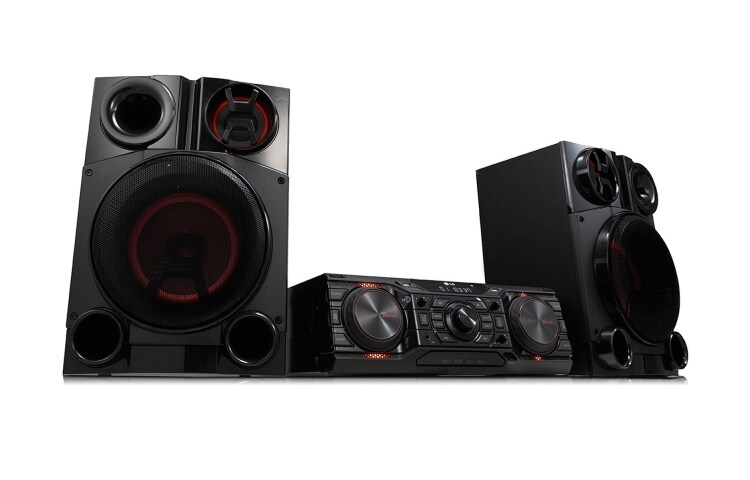 LG Bass Blast | Smart DJ | RMS 2000W | LED Lighting | Dual USB | Portable In | Draadloos Audio Streamen via NFC of Bluetooth™ | LG XBOOM, CM8350