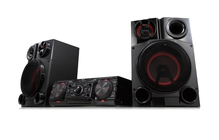 LG Bass Blast | Smart DJ | RMS 2000W | LED Lighting | Dual USB | Portable In | Draadloos Audio Streamen via NFC of Bluetooth™ | LG XBOOM, CM8350