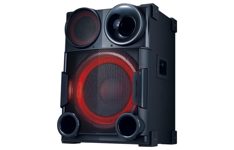LG CM9730 X-BOOM | Smart DJ | RMS 2300W | PMPO25000W | DJ Draaitafel | LED Lighting | Dual USB | Portable In | Draadloos Audio Streamen via Bluetooth™, CM9730
