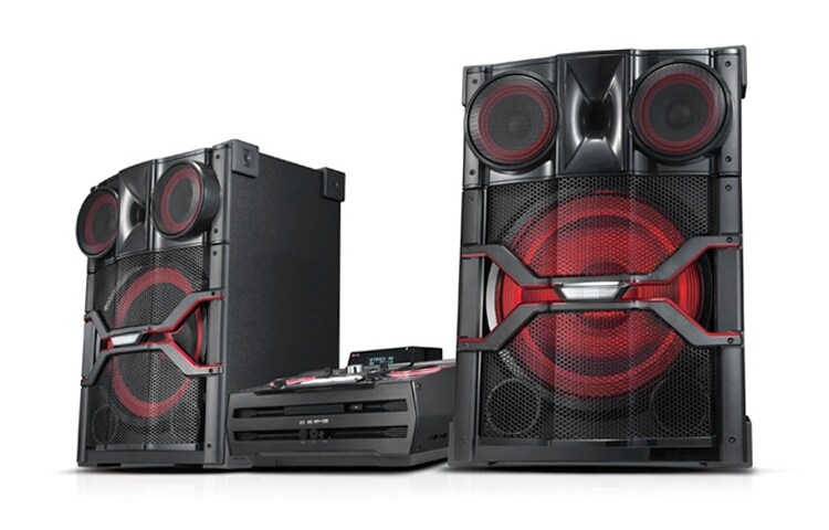 LG XBOOM CM9740 DJ | Smart DJ | RMS 2900W | DJ Draaitafel | LED Lighting | Dual USB | Portable In | Draadloos Audio Streamen via NFC of Bluetooth™, CM9740