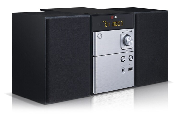 LG Micro DVD Systeem met 10W vermogen | FM Radio | Portable-in, DM1530