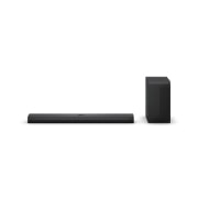 Vooraanzicht van LG Soundbar DS70TY en subwoofer