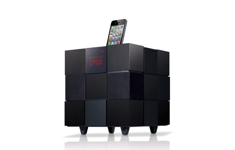 LG iPod & iPhone Docking Station | 80W | Bluetooth | Smart square touch display & afstandsbediening, ND8520