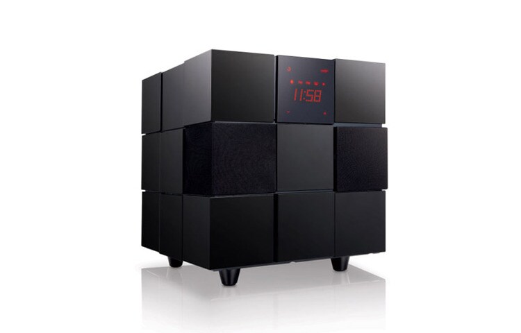 LG iPod & iPhone Docking Station | 80W | Bluetooth | Smart square touch display & afstandsbediening, ND8520