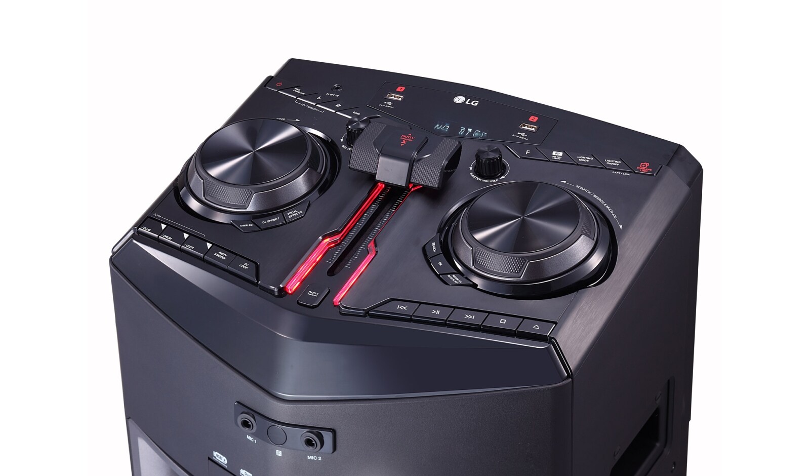 LG 1800 Watt | 15 Inch Woofer | Party Thruster | Dance Lighting | Karaoke Creator | Voice Effects | LG XBOOM, OJ98