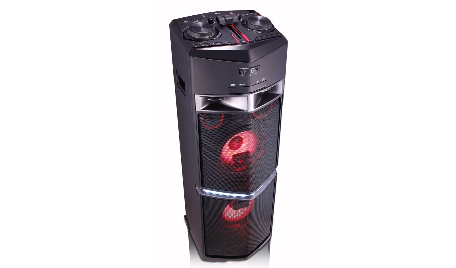 LG 1800 Watt | 15 Inch Woofer | Party Thruster | Dance Lighting | Karaoke Creator | Voice Effects | LG XBOOM, OJ98