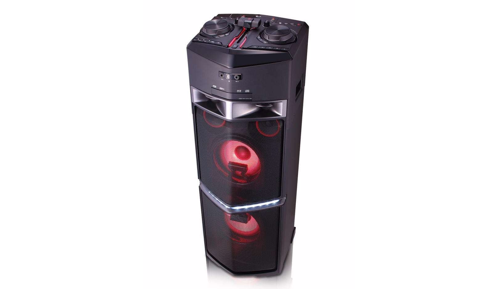 LG 1800 Watt | 15 Inch Woofer | Party Thruster | Dance Lighting | Karaoke Creator | Voice Effects | LG XBOOM, OJ98