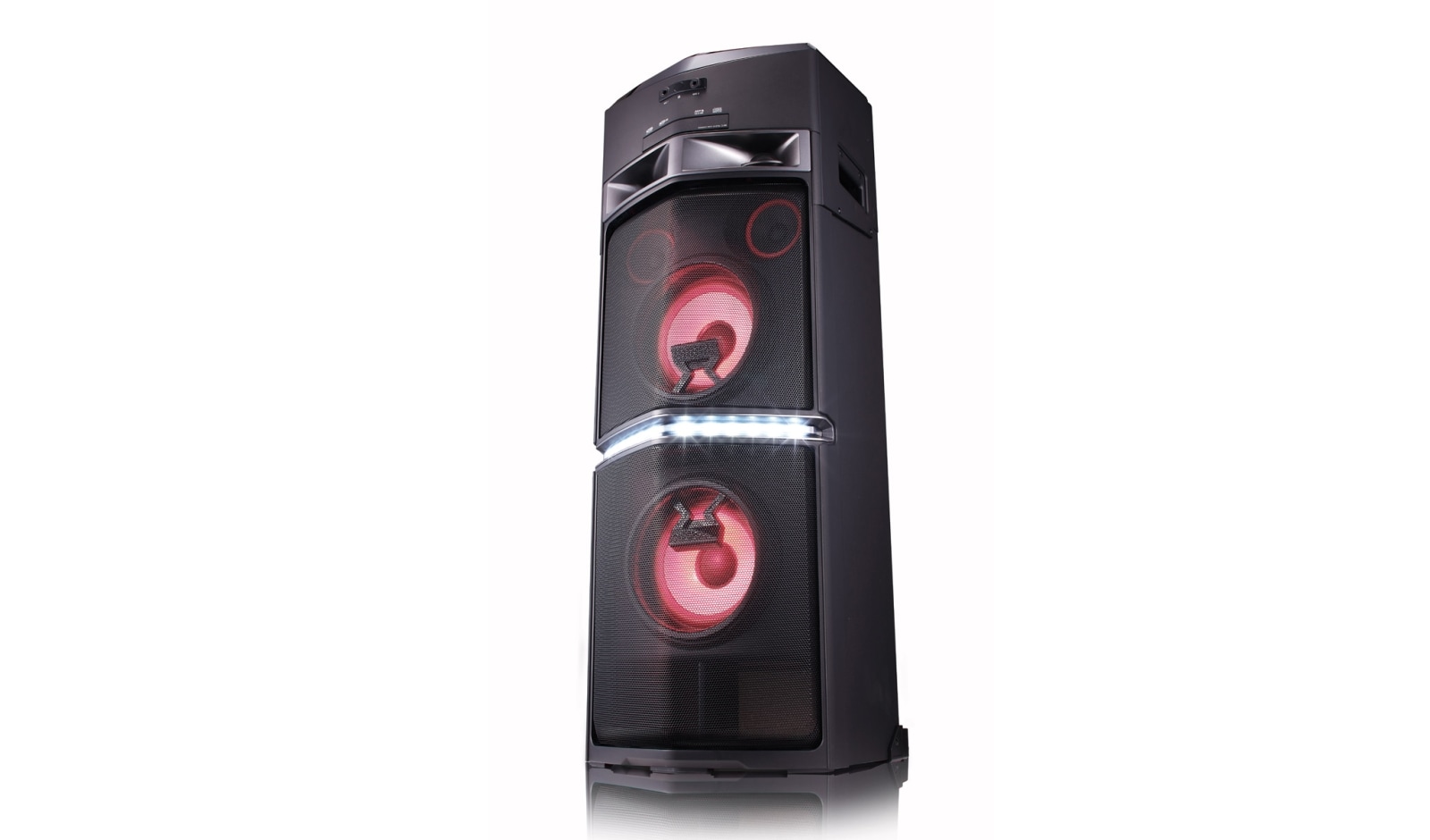 LG 1800 Watt | 15 Inch Woofer | Party Thruster | Dance Lighting | Karaoke Creator | Voice Effects | LG XBOOM, OJ98