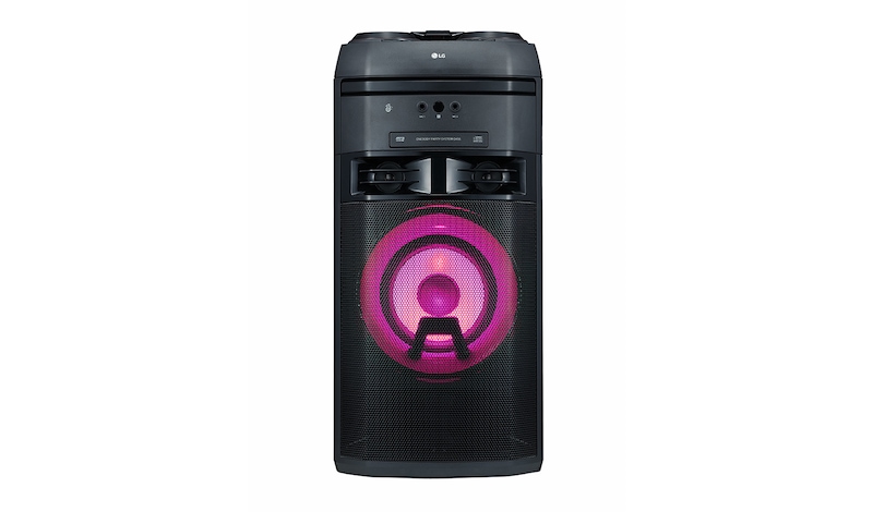 LG XBOOM / 500 Watt / X-Shiny woofer / Multi Color Lighting / Party Accelerator / Karaoke Star / Voice Effects, OK55