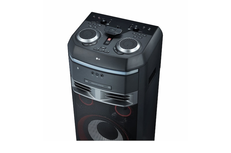 LG 1800 Watt portable party speaker | Meerkleurige feestverlichting | Party Accelerator-controller | Karaoke, OK99