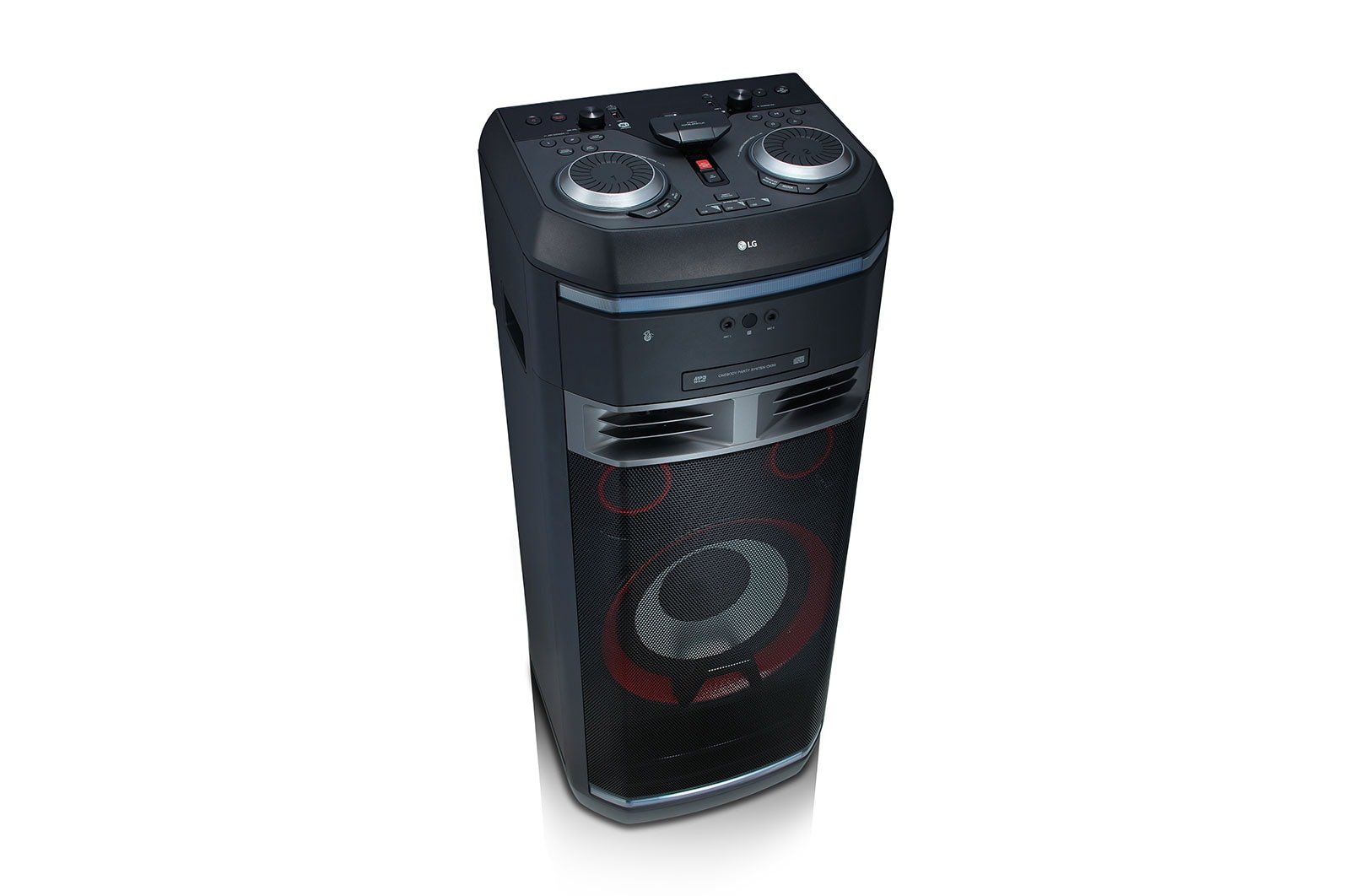 LG 1800 Watt portable party speaker | Meerkleurige feestverlichting | Party Accelerator-controller | Karaoke, OK99