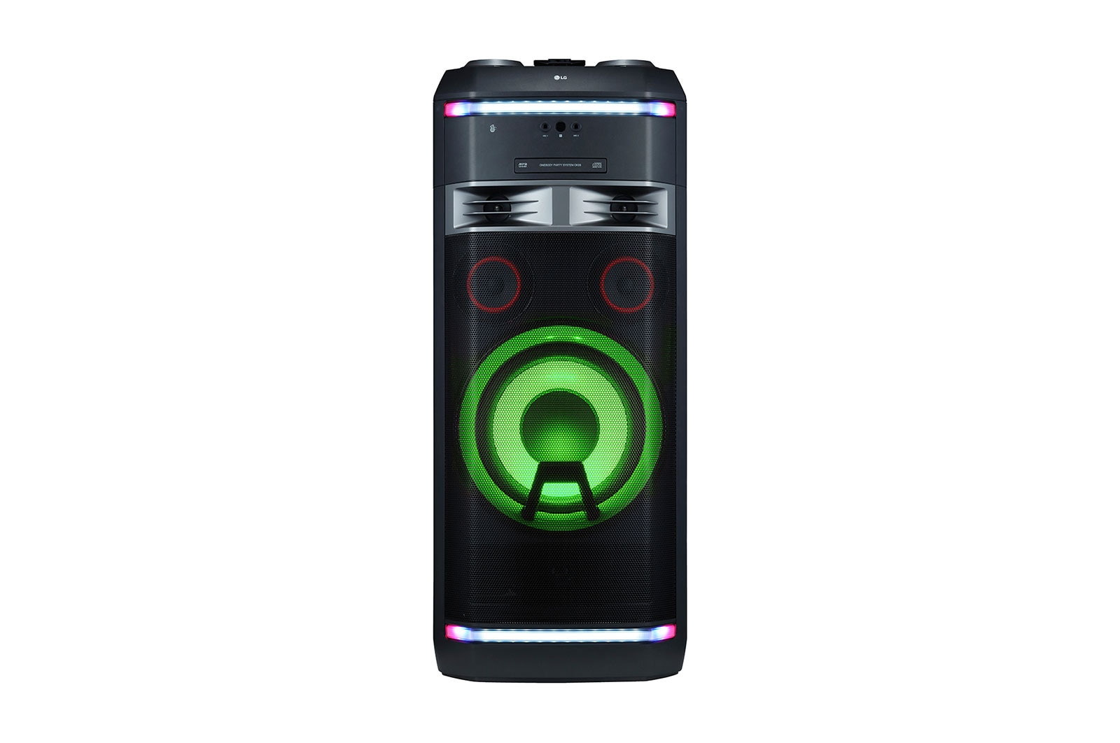 LG 1800 Watt portable party speaker | Meerkleurige feestverlichting | Party Accelerator-controller | Karaoke, OK99