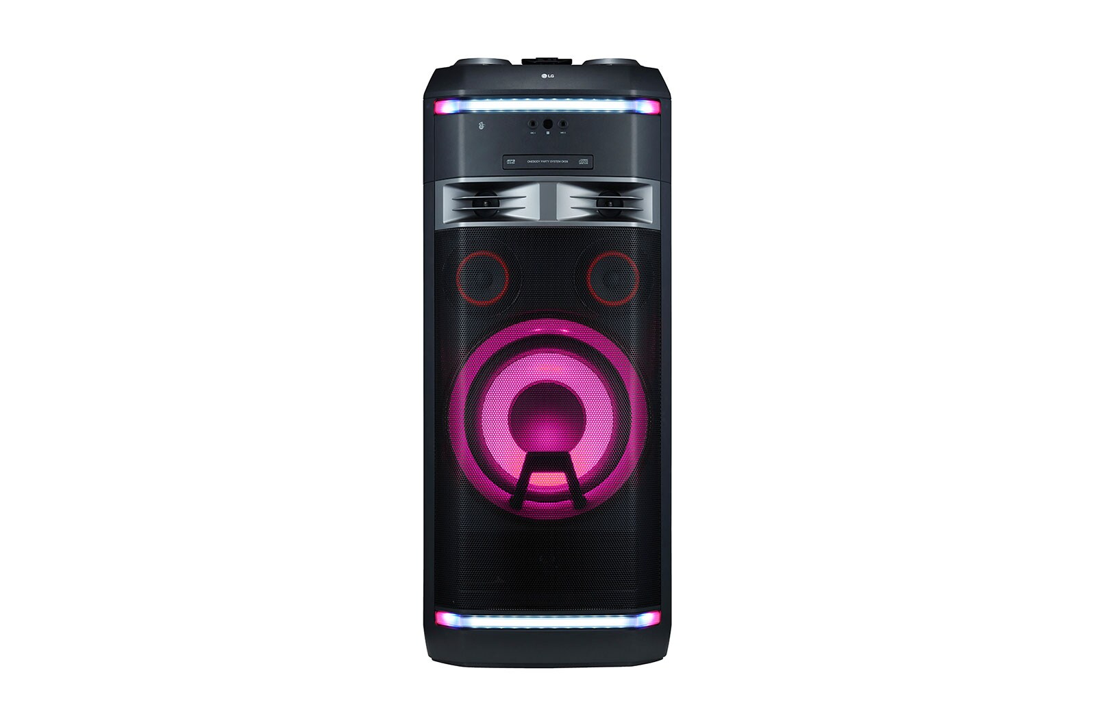 LG 1800 Watt portable party speaker | Meerkleurige feestverlichting | Party Accelerator-controller | Karaoke, OK99