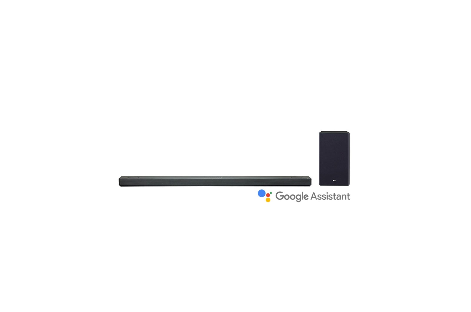 Vooraanzicht van SL10YG Dolby Atmos™ Soundbar | Meridian Technology | 5.1.2ch 570W | Wireless Subwoofer | Perfect match met &gt;55&#34; TV | Google Assistant en Chromcast built-in  SL10YG