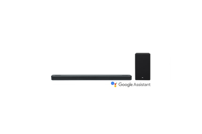 LG SL8YG Dolby Atmos™ Soundbar | Meridian Technology | 3.1.2ch 440W | Wireless Subwoofer | Perfect match met >49" TV | Google Assistant en Chromcast built-in , SL8YG